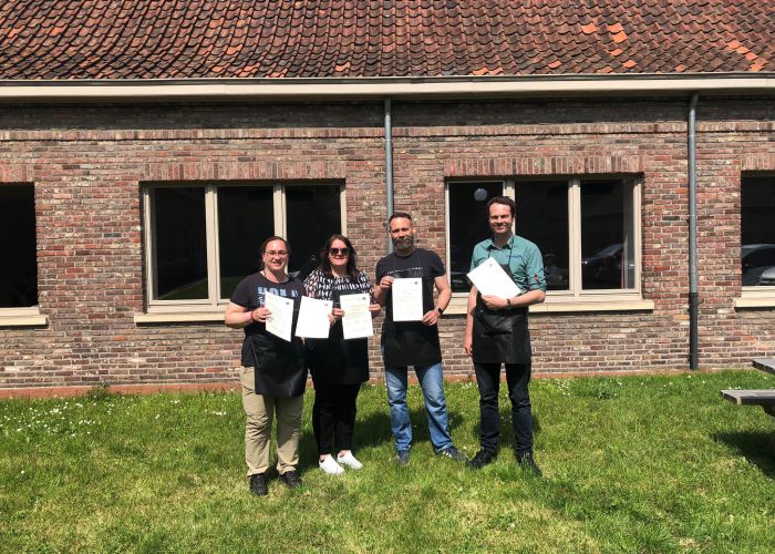 Zertifikat der Schokoladenfabrik