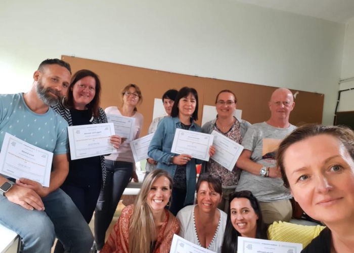 Abschlussbild mit der Gruppe